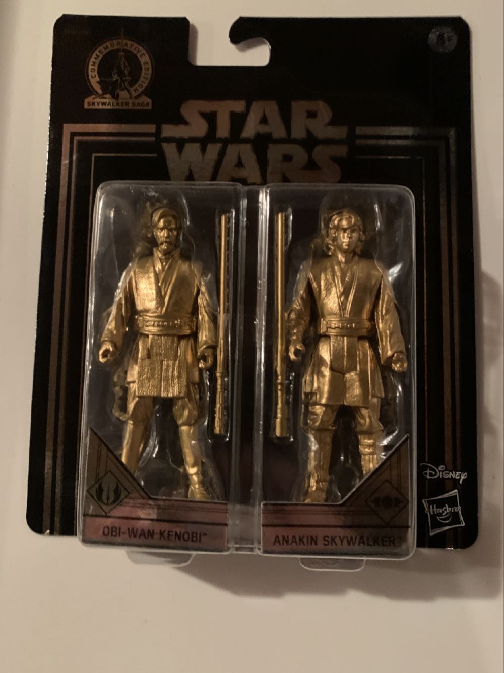 Obi-Wan Kenobi/Anakin Skywalker: Gold - Disney / Hasbro (Star Wars: Revenge of the Sith) action figure collectible [Barcode 630509870127] - Main Image 1