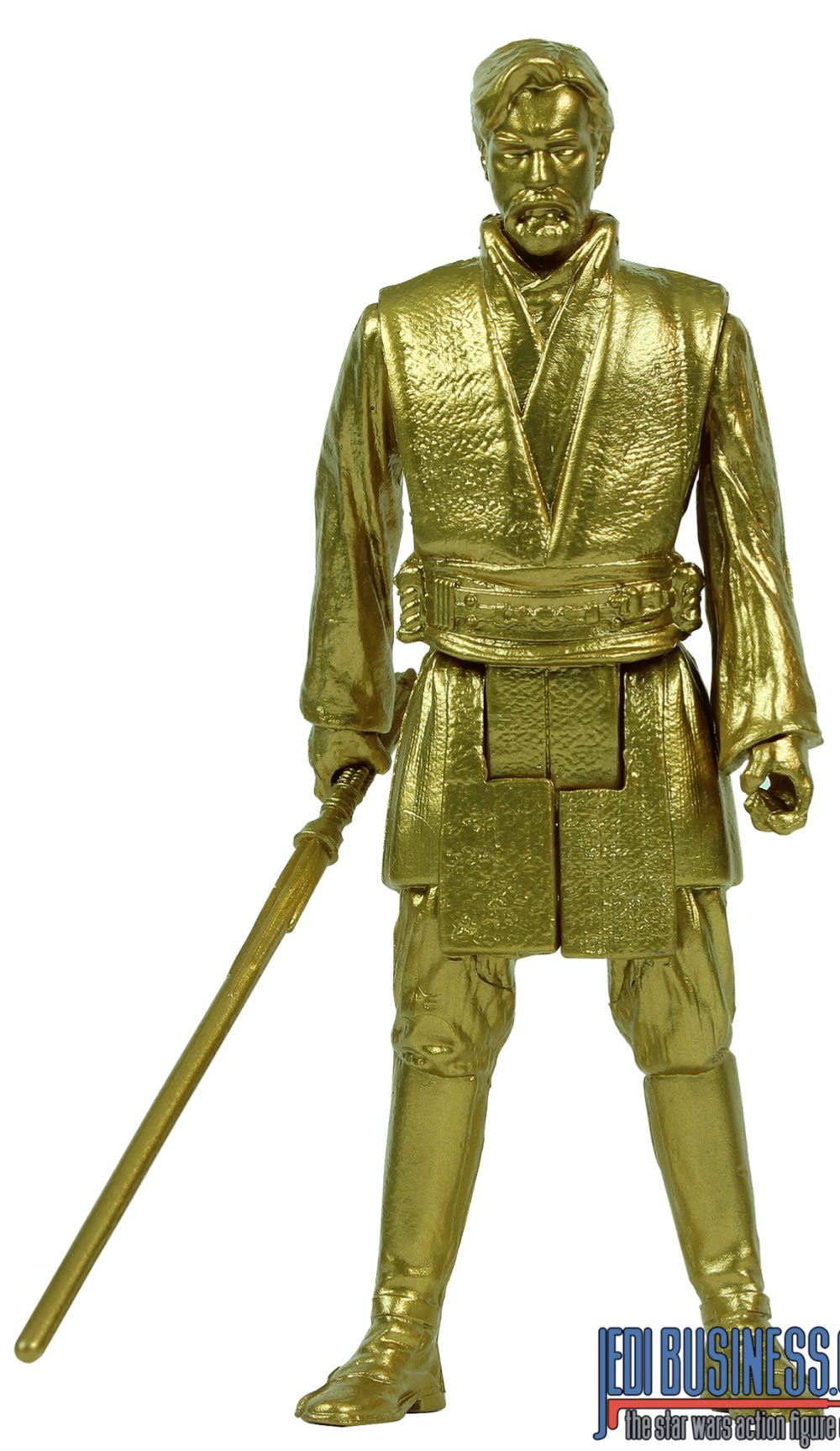 Obi-Wan Kenobi/Anakin Skywalker: Gold - Disney / Hasbro (Star Wars: Revenge of the Sith) action figure collectible [Barcode 630509870127] - Main Image 3