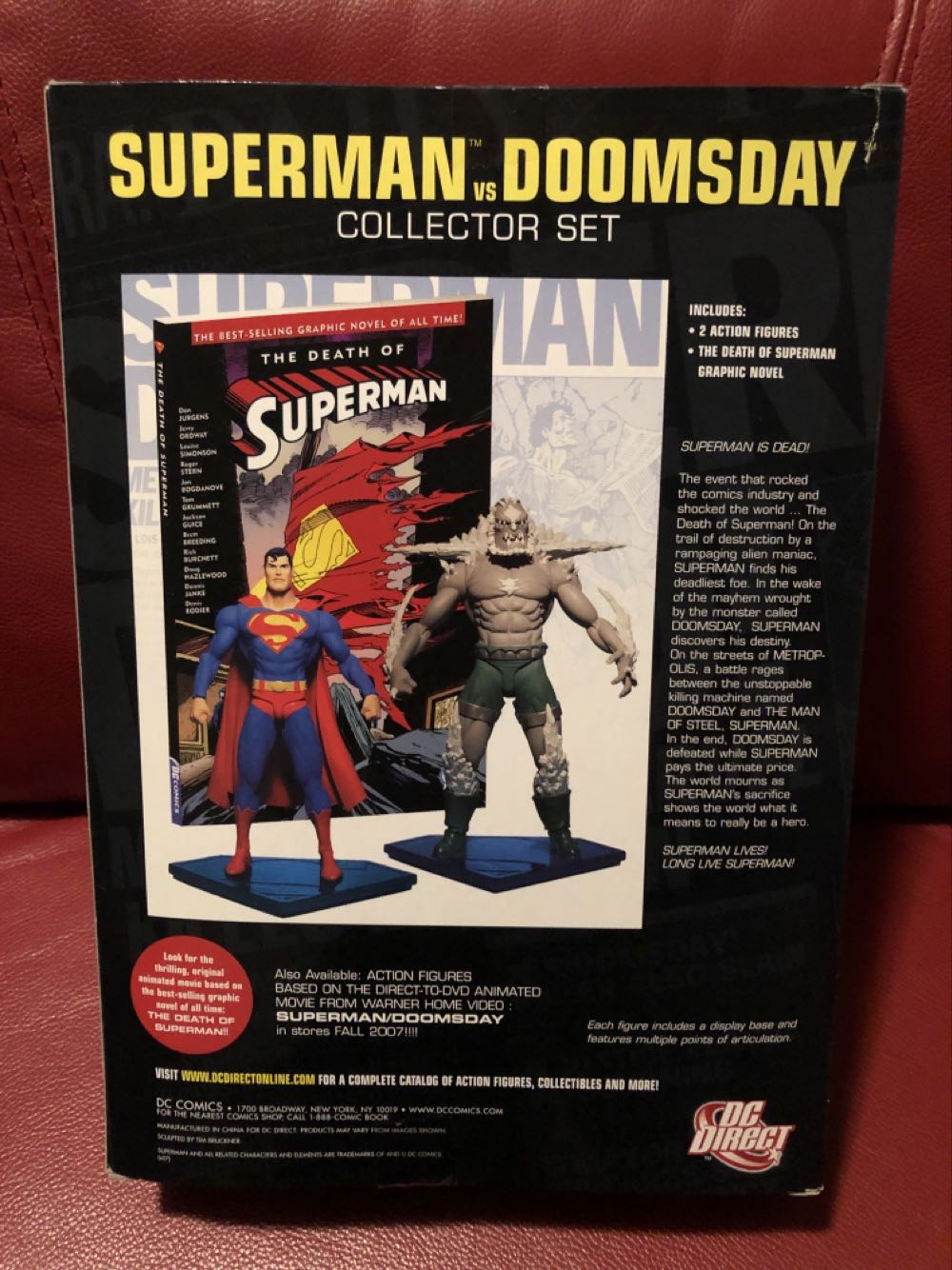 Superman vs Doomsday Collector Set  action figure collectible [Barcode 9781401215743] - Main Image 2