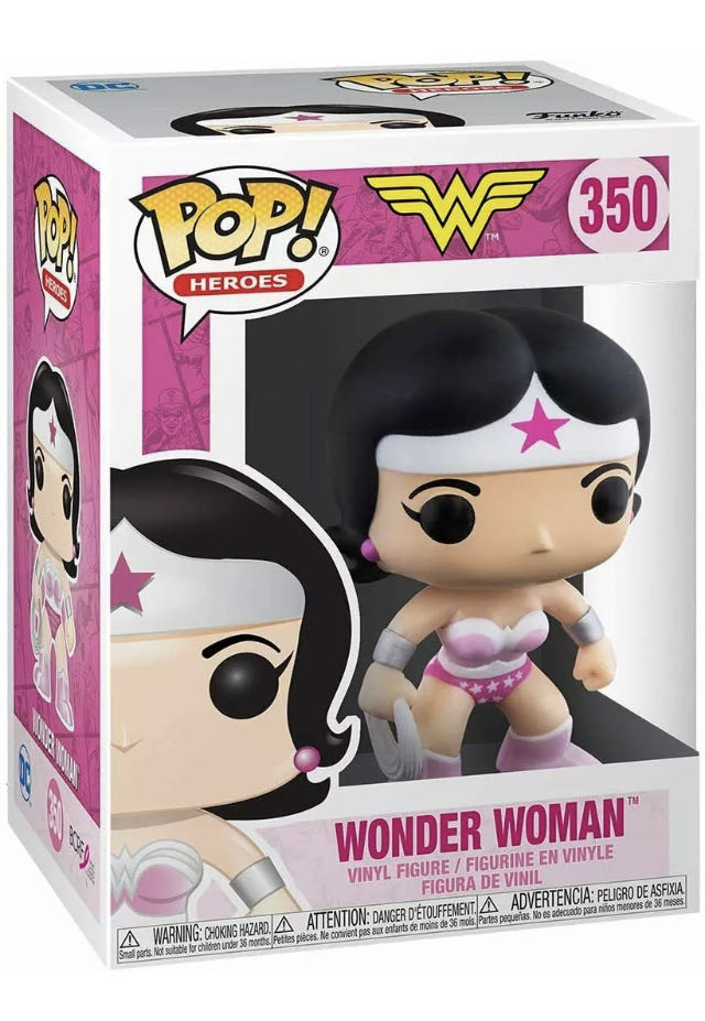 DC Heroes: Breast Cancer Awareness - Wonder Woman #350 - Funko (DC Heroes - Breast Cancer Awareness) (DC Heroes (Breast Cancer Awareness)) action figure collectible [Barcode 889698499897] - Main Image 1