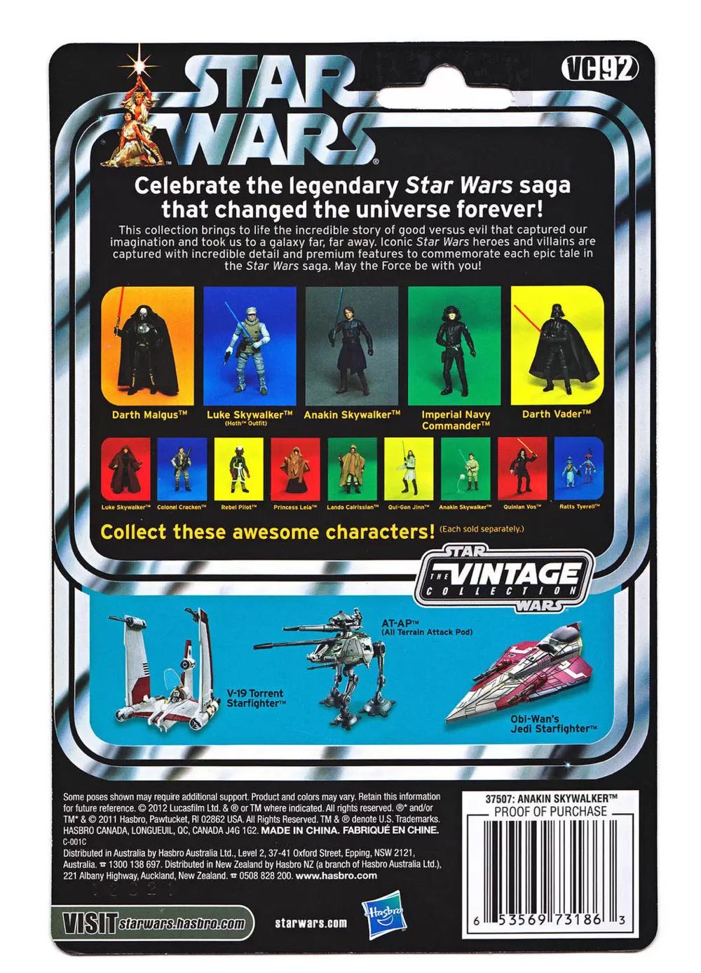 Vintage Collection - #92b - Anakin Skywalker - Disney/ Hasbro (Star Wars-Vintage Collections) action figure collectible [Barcode 5010993749577] - Main Image 4