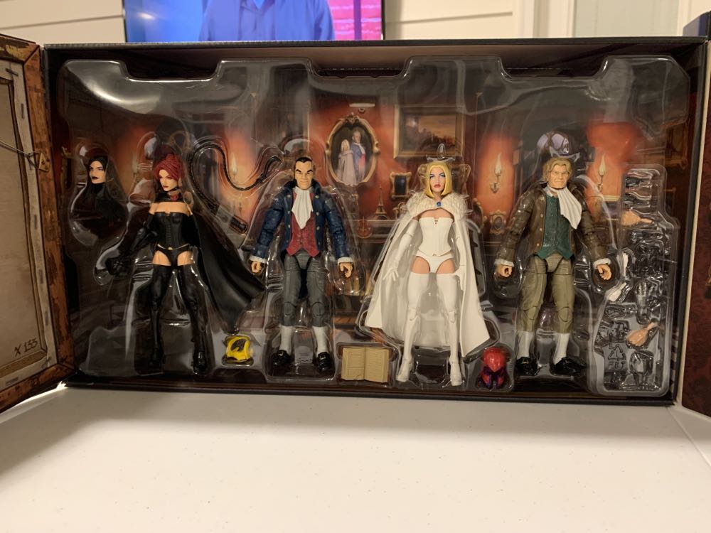 Marvel Legends X-Men Series HELLFIRE CLUB EXCLUSIVE SET (Hasbro Pulse Exclusive) - Hasbro (Marvel Legends Deluxe Series) action figure collectible [Barcode 630509961405] - Main Image 3