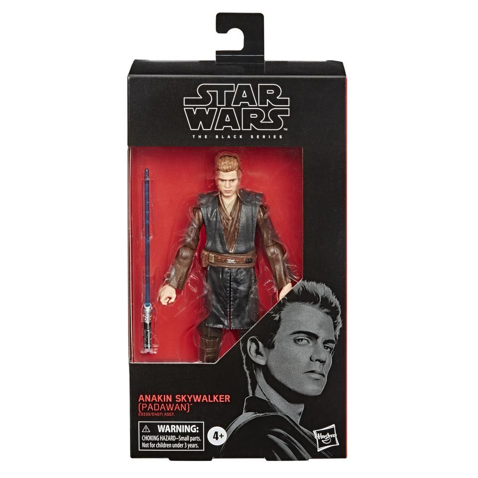 Black Series. Red Box. #110. Anakin Skywalker (Padawan) - Hasbro (Star Wars The Black Series) action figure collectible [Barcode 630509954032] - Main Image 3