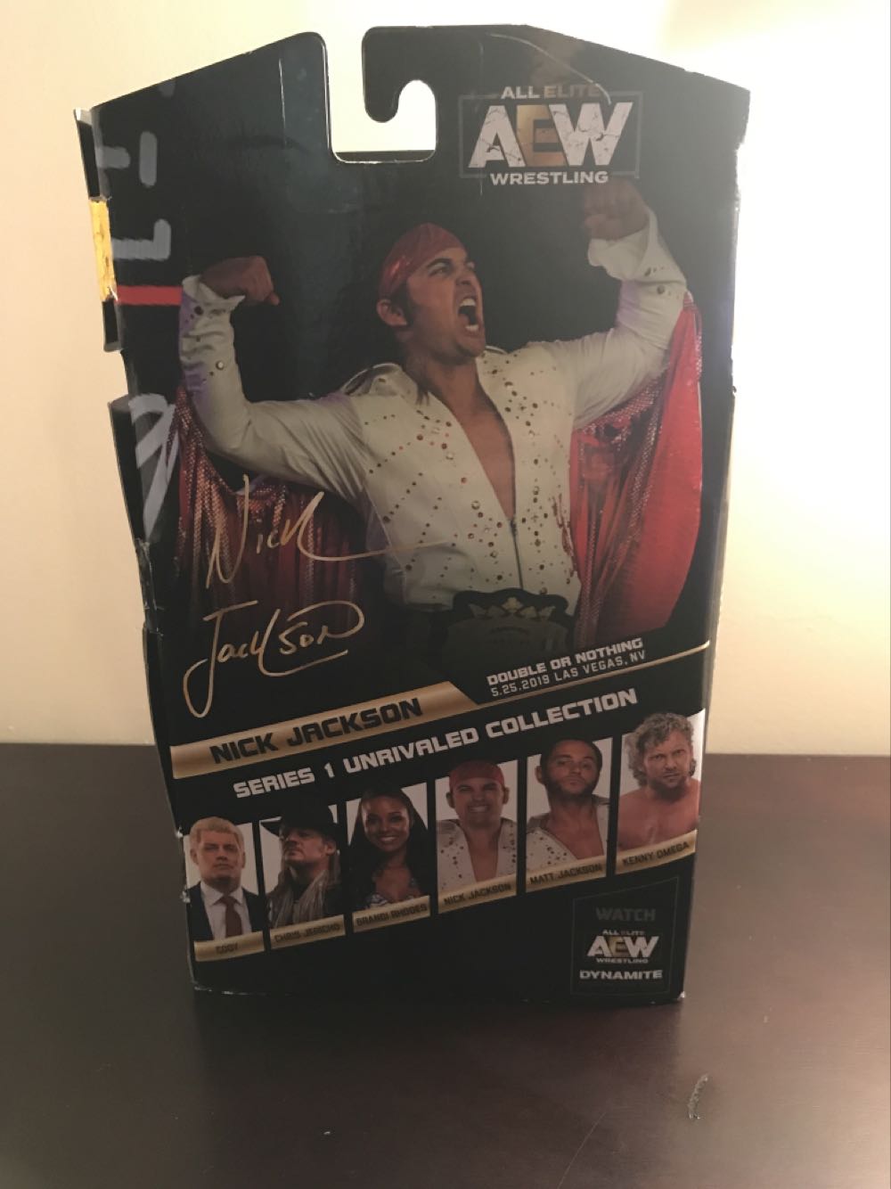 Nick Jackson Aew Series 1 - Jazwares (AEW Unrivaled Collection) action figure collectible [Barcode 191726376941] - Main Image 2