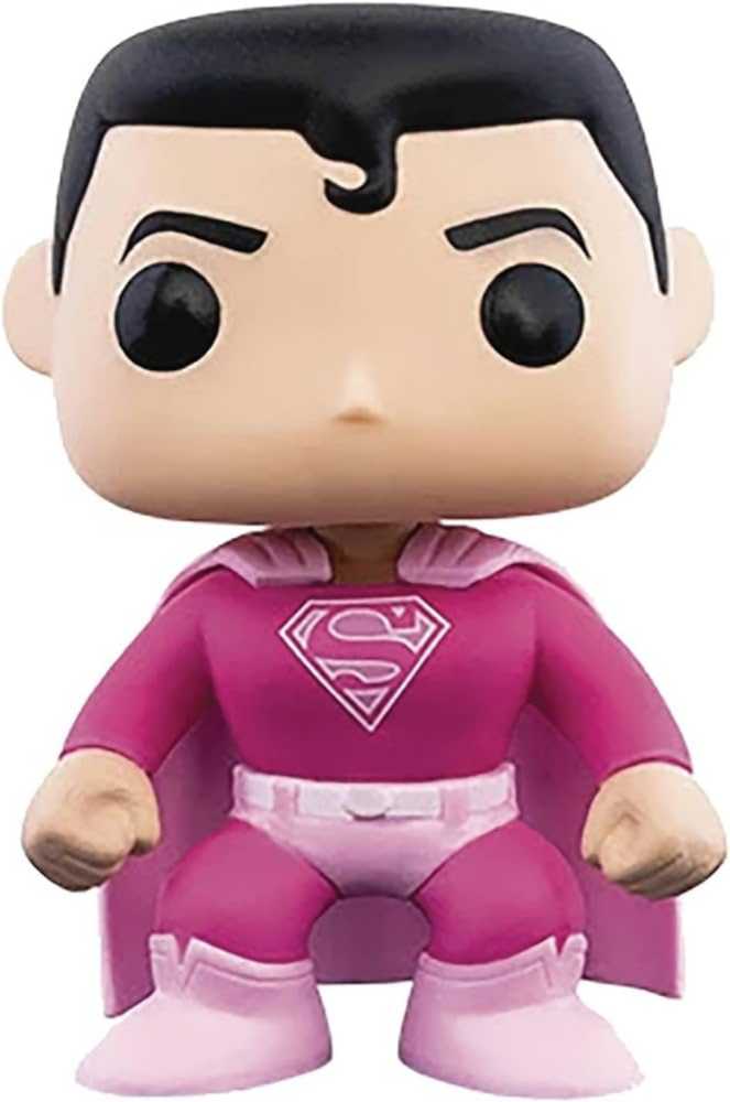Funko POP!#349 Superman (Breast Cancer Awareness) - Funko (Superman) action figure collectible [Barcode 889698499880] - Main Image 3