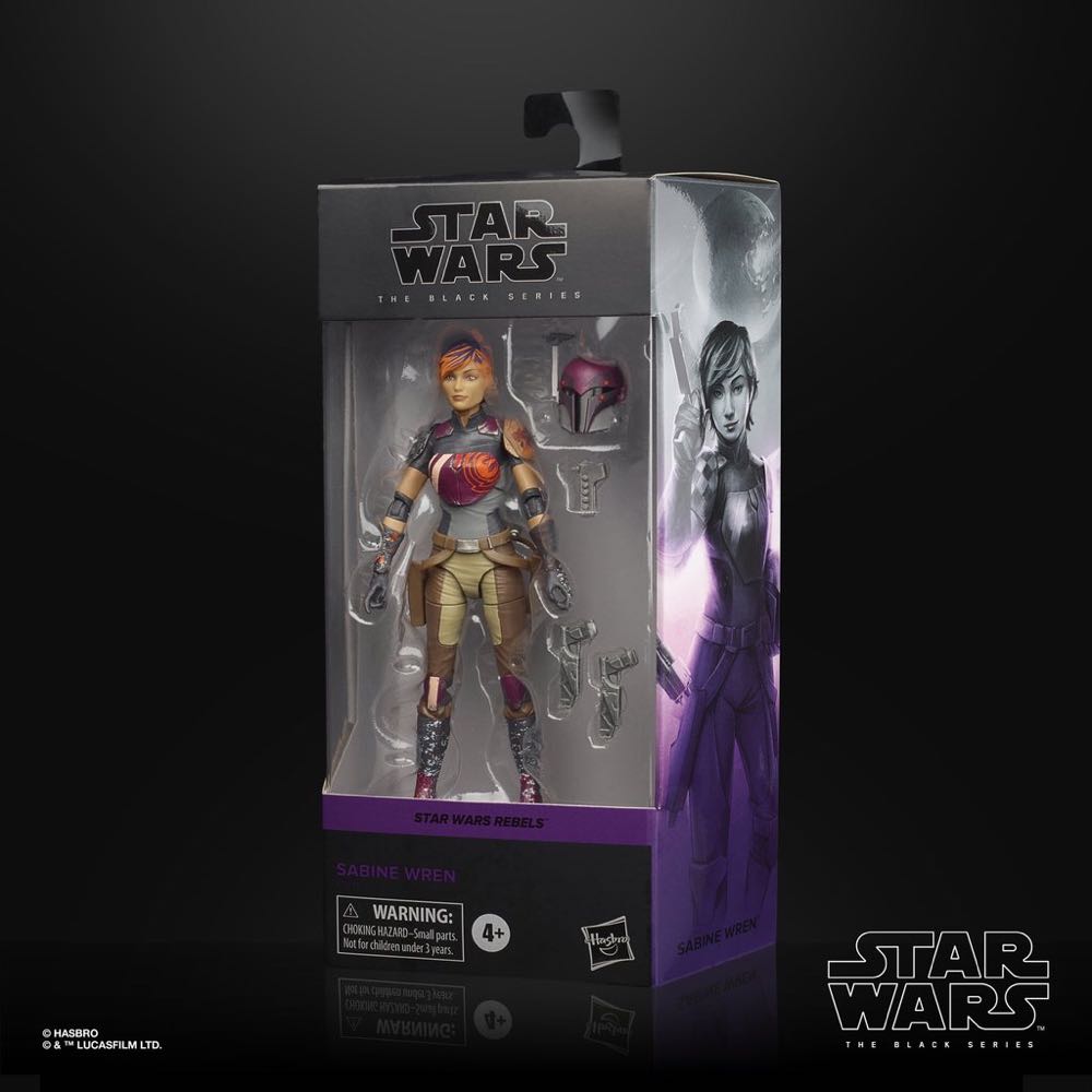 Sabine Wren (Rebels) - Disney / Hasbro (Black Series 6” 2020- 2024: Rebels) action figure collectible [Barcode 5010993744015] - Main Image 3