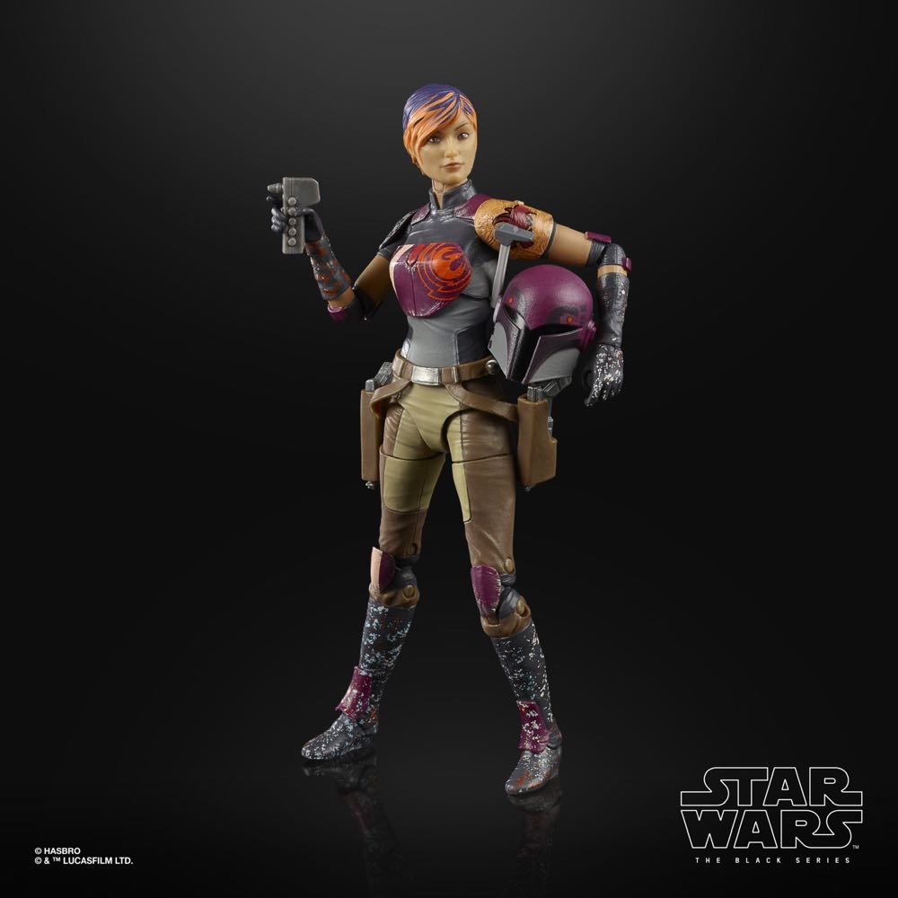 Sabine Wren (Rebels) - Disney / Hasbro (Black Series 6” 2020- 2024: Rebels) action figure collectible [Barcode 5010993744015] - Main Image 4