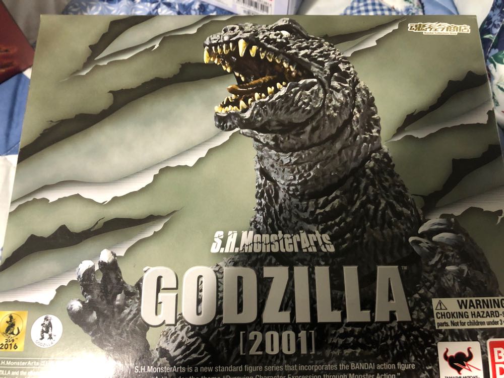 Godzilla (2001) - S.H. MonsterArts (Godzilla) action figure collectible [Barcode 4549660034629] - Main Image 4