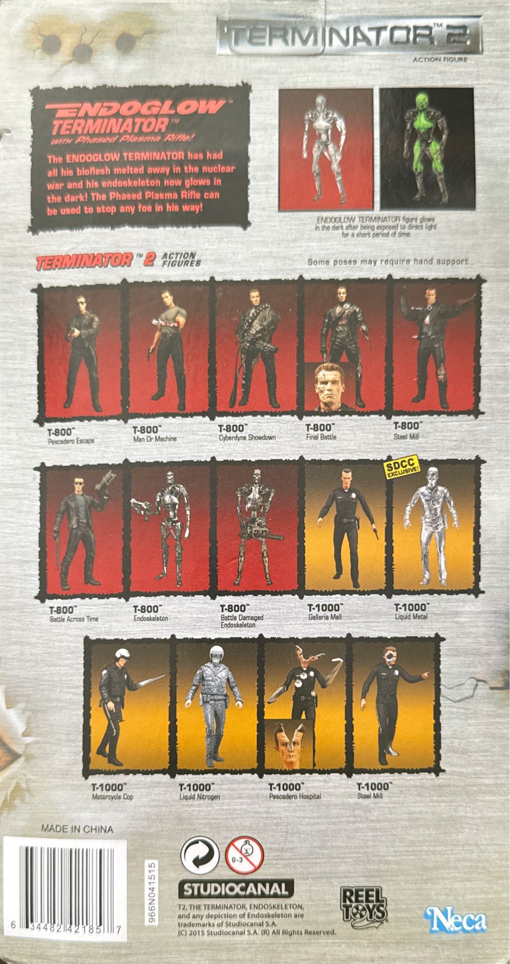 Endoglow Terminator (SDCC 2015 Convention Exclusive) - Neca (Terminator) action figure collectible [Barcode 634482421857] - Main Image 2
