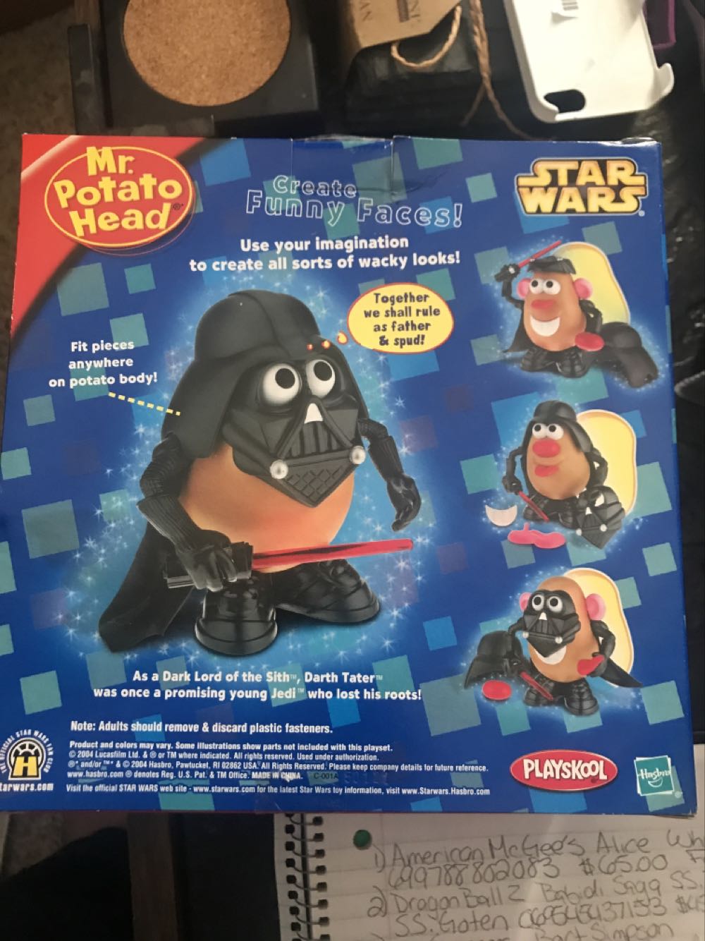 Mr. Potato Head: Darth Tater - Playskool (Mr. Potato Head) action figure collectible [Barcode 653569034346] - Main Image 2