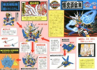 BANDAI BB SENSHI #135 Bakuryuu Gundam - BANDAI CO., LTD (Shin SD Sengokuden Shichinin no Chōshogun) action figure collectible [Barcode 4902425448060] - Main Image 2