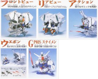 BANDAI BB SENSHI #207 Gundam RX-78GP03D - Bandai Co. LTD (Mobile Suit Gundam 0083: Stardust Memory) action figure collectible - Main Image 2