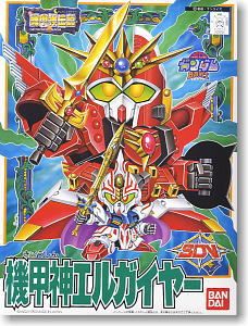 BANDAI BB SENSHI #117 Armored God Erugaiya - Bandai Co. LTD (SD Gundam Gaiden: Kikōshin Densetsu) action figure collectible [Barcode 4902425397009] - Main Image 1
