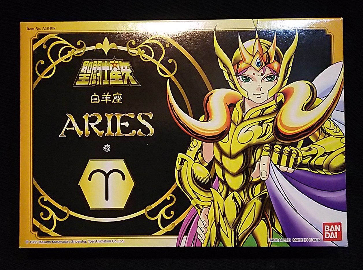 Saint Seiya Gold Cloth Aries Mu Vintage 2003 - Bandai H.K. (Saint Seiya) action figure collectible [Barcode 4543112104984] - Main Image 1
