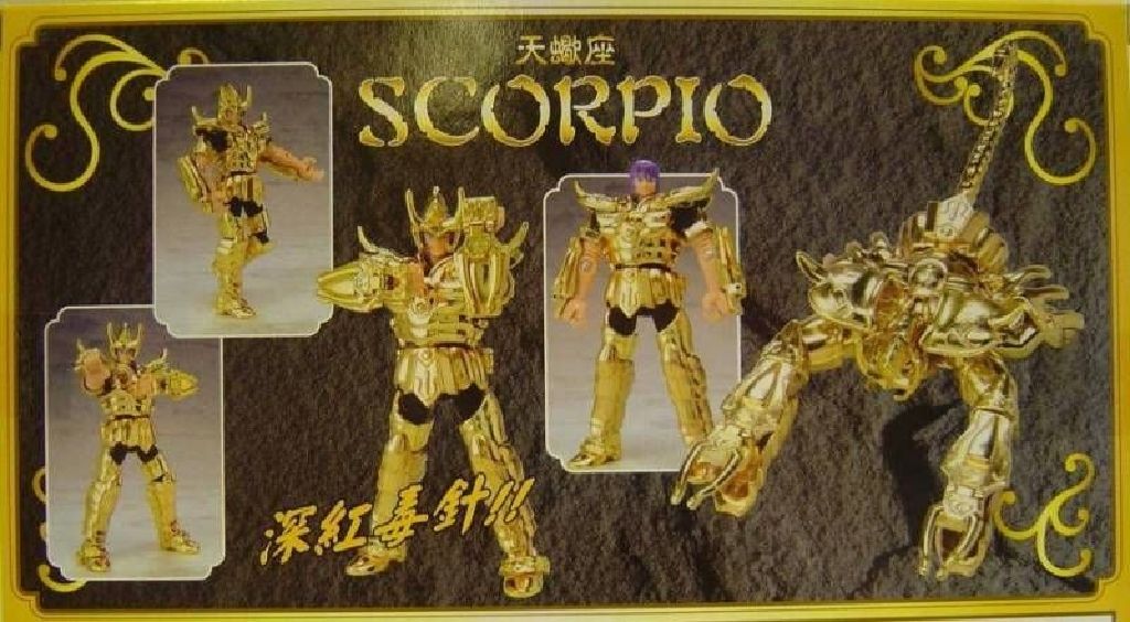 Saint Seiya Gold Cloth Scorpion Milo Vintage 2003 - Bandai H.K. (Saint Seiya) action figure collectible [Barcode 4543112105059] - Main Image 2