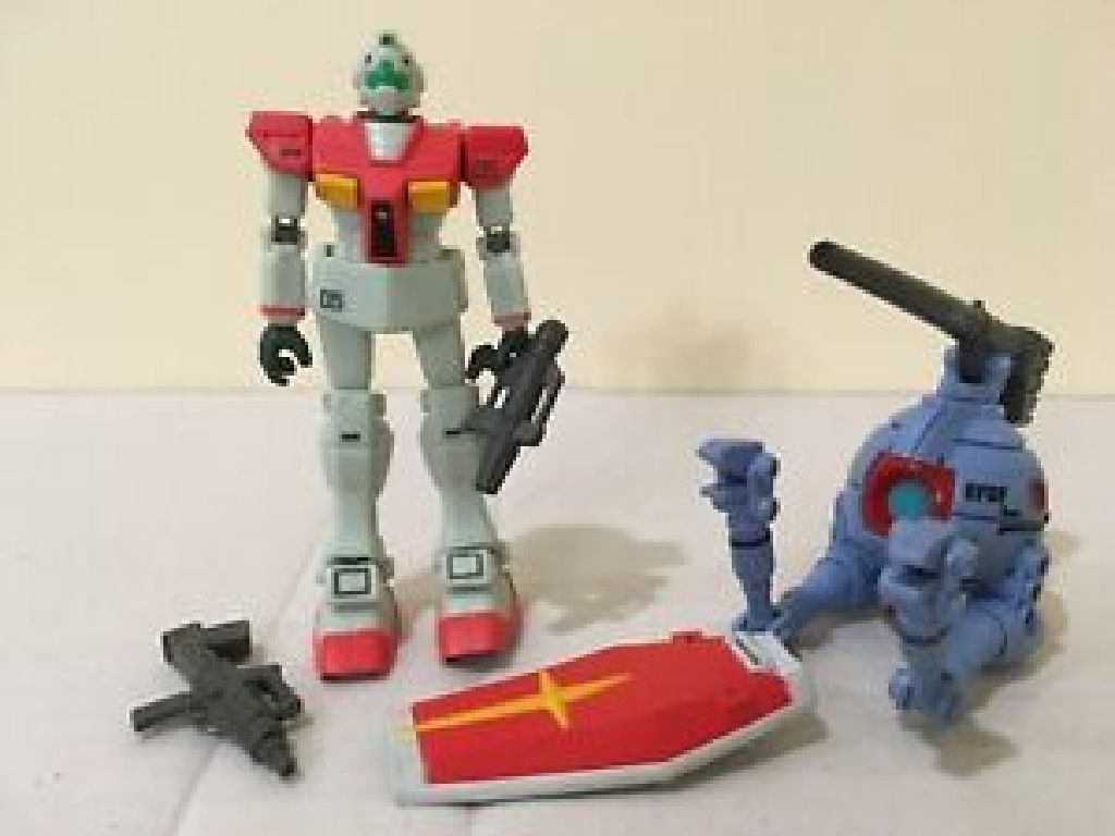 Mobile Suit Gundam RGM-79 GM & RB-79 Ball Mobile Suit In Action - Bandai Co. LTD (GUNDAM 0079 One Year War) action figure collectible [Barcode 4902425764054] - Main Image 2