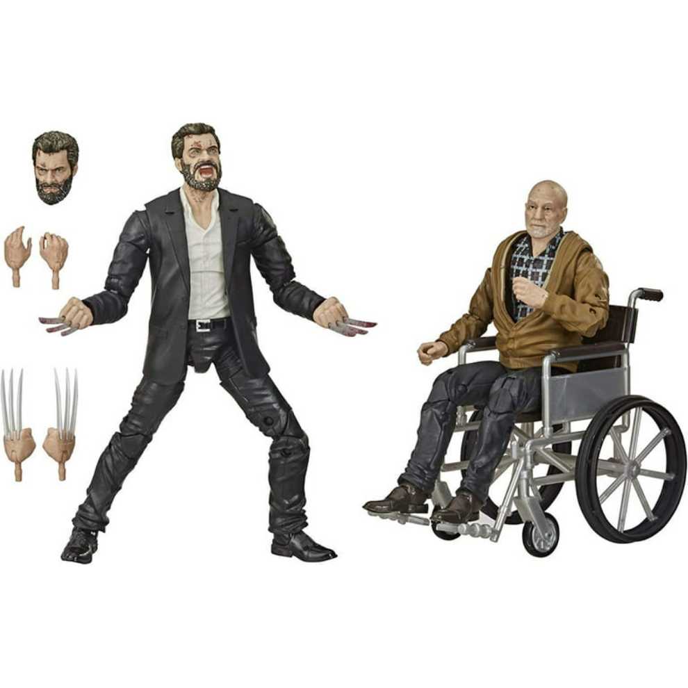 Logan & Charles Xavier - Hasbro (20th Anniversary Marvel Legends Movie Series) action figure collectible [Barcode 630509957040] - Main Image 4