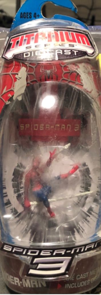 Spider-Man - Hasbro (Spider-Man 3 Titanium Series) action figure collectible [Barcode 653569199014] - Main Image 1