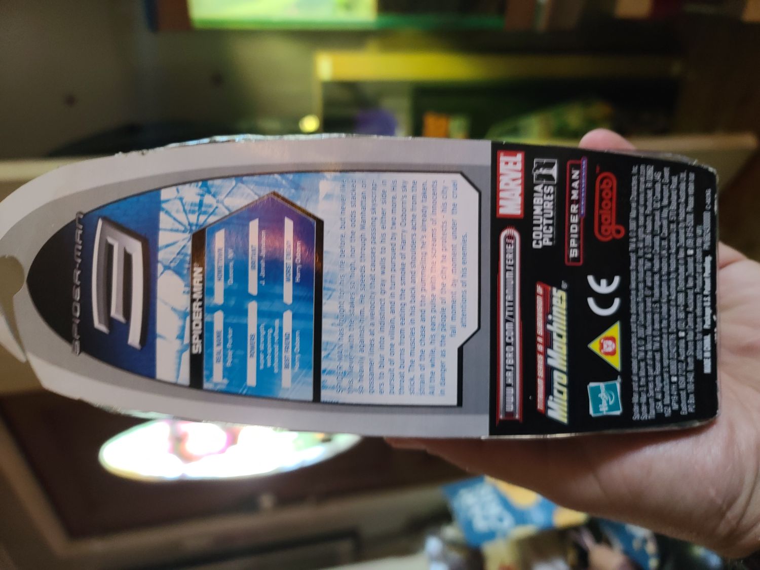 Chrome Spider-Man - Hasbro (Spider-Man 3 Titanium Series) action figure collectible [Barcode 653569252207] - Main Image 2