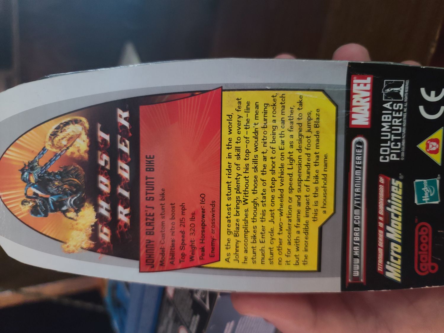 Johnny Blaze’s Stunt Bike - Hasbro (Ghost Rider Titanium Series) action figure collectible - Main Image 2