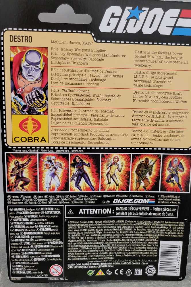 Destro - Hasbro (G.I. Joe) action figure collectible [Barcode 5010993722969] - Main Image 3