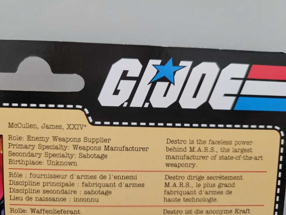 Destro - Hasbro (G.I. Joe) action figure collectible [Barcode 5010993722969] - Main Image 4