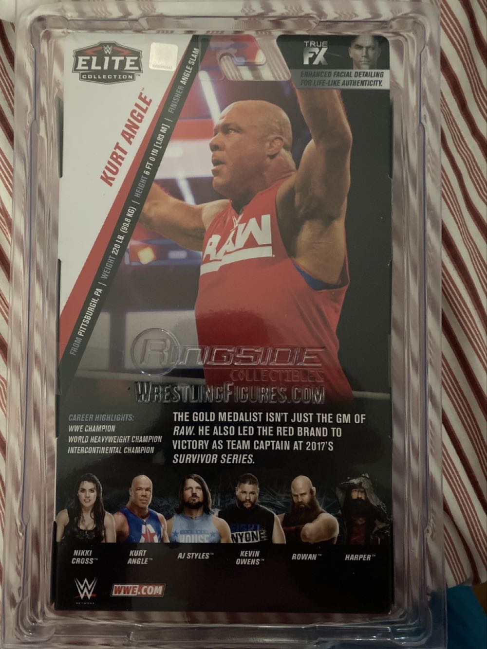 Kurt Angle - WWE Elite 66 - Mattel (WWE Elite Collection Series 66) action figure collectible [Barcode 887961729870] - Main Image 2