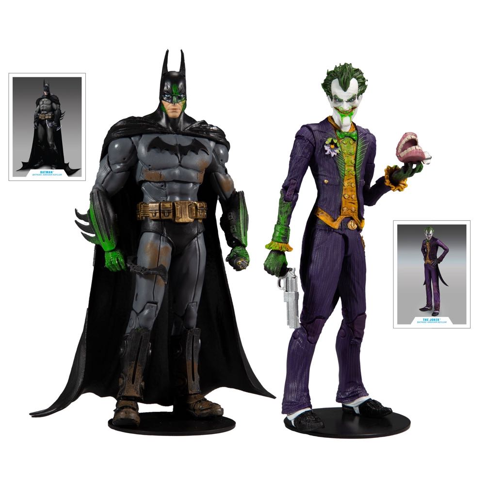 Batman & The Joker - McFarlane Toys (Arkham Asylum) action figure collectible [Barcode 787926153484] - Main Image 2