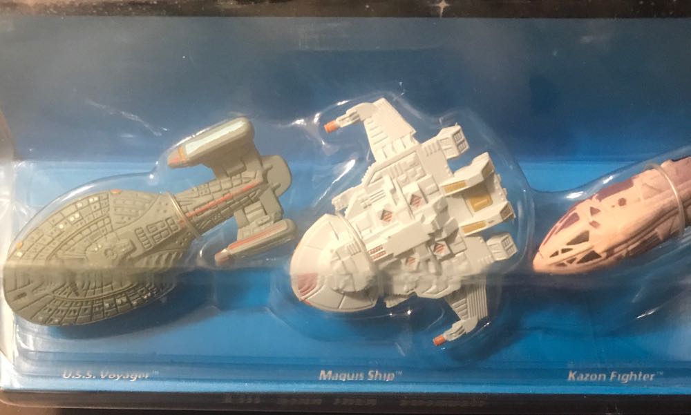 Micro Machine Star Trek  Voyager Ships - Micro Machines (Star Trek Voyager) action figure collectible [Barcode 047246661282] - Main Image 3