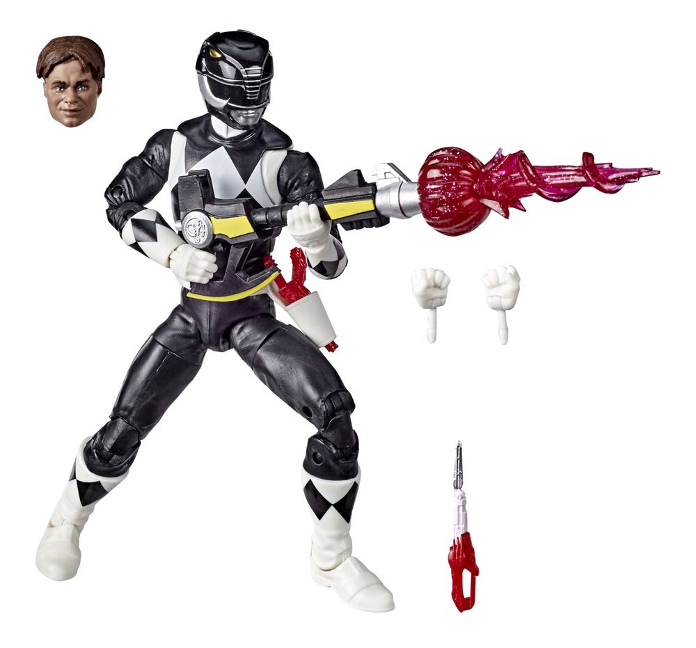Mighty Morphin Black Ranger - Hasbro (Mighty Morphin Power Rangers) action figure collectible [Barcode 630509960439] - Main Image 3