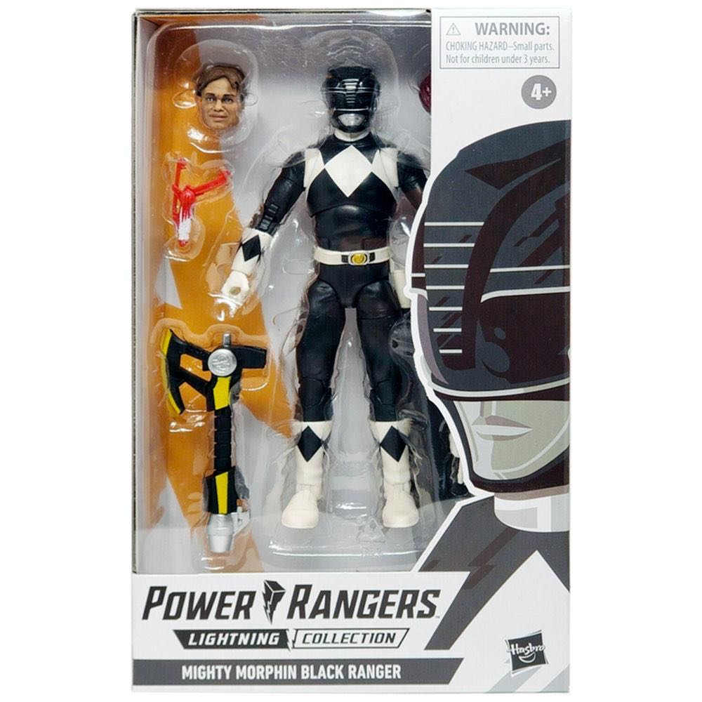 Mighty Morphin Black Ranger - Hasbro (Mighty Morphin Power Rangers) action figure collectible [Barcode 630509960439] - Main Image 4