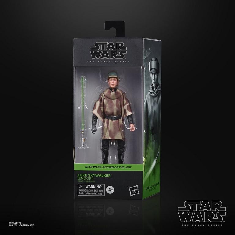 Luke Skywalker (Endor) - Hasbro (Star Wars: The Black Series) action figure collectible [Barcode 5010993755639] - Main Image 4