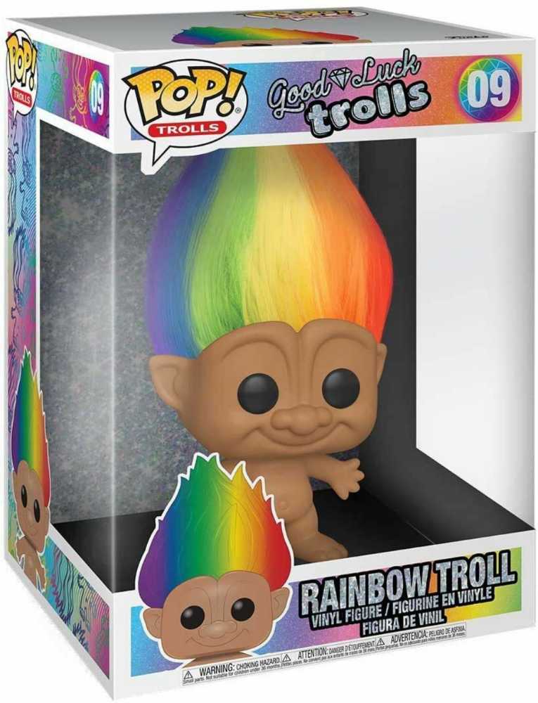 Trolls: Funko Pop! Good Luck Trolls - Rainbow Troll #01 - Funko Pop! Trolls (Good Luck Trolls) action figure collectible [Barcode 889698446044] - Main Image 2