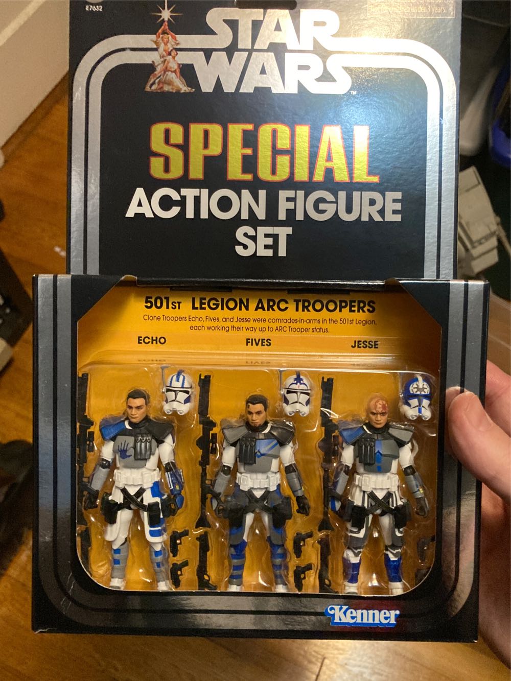 EXC SDCC 501st Legion Arc Trers - Hasbro (Star Wars The Clone Wars Animated series) action figure collectible [Barcode 630509952267] - Main Image 3
