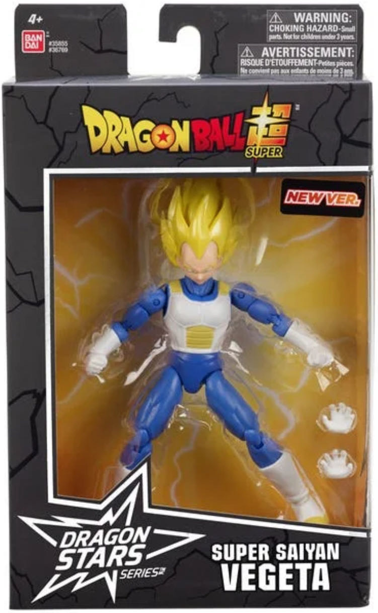 Dragon Stars Series 15 - Super Saiyan Vegeta - Ban Dai (Dragon Stars) action figure collectible [Barcode 045557367695] - Main Image 3