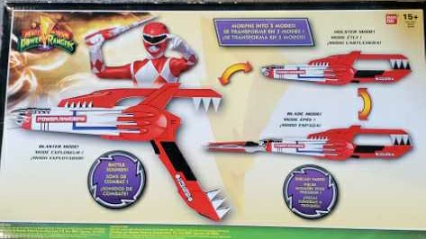 Power Rangers Blade Blaster - Bandai (Legacy Collection) action figure collectible [Barcode 045557973766] - Main Image 2