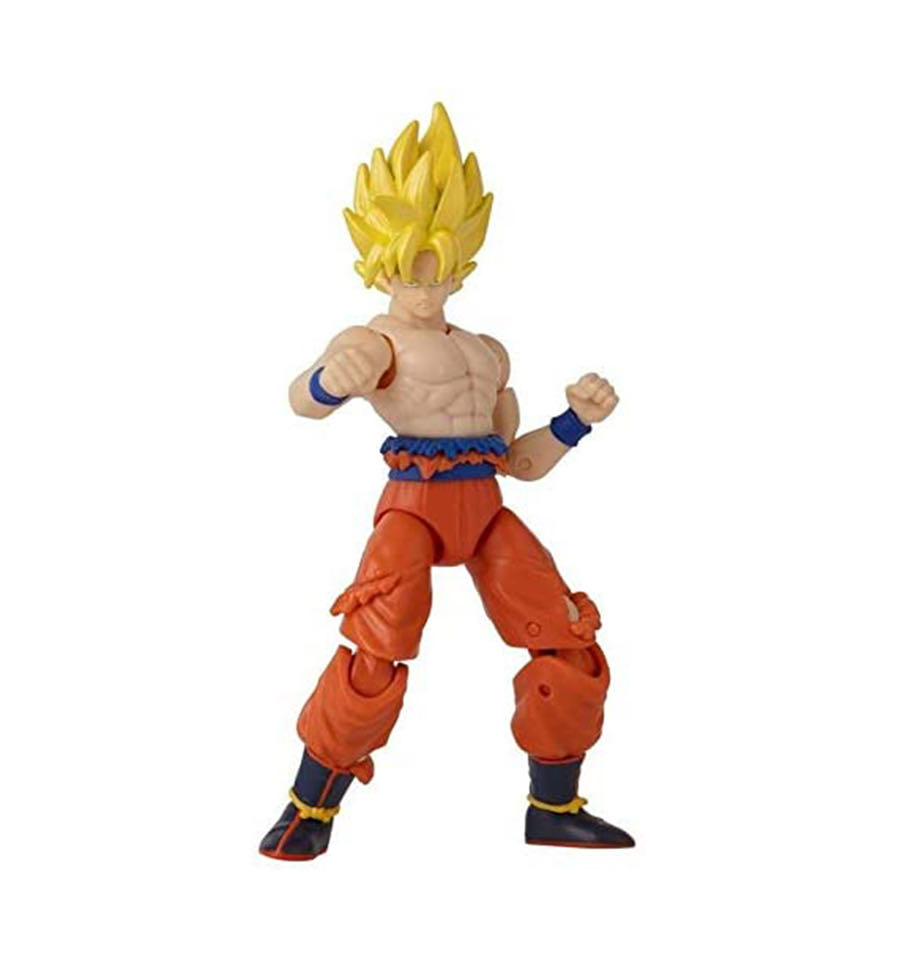 SSJ Goku (Battle Damaged) - Bandai America (Dragon Stars DBS Exclusive) action figure collectible [Barcode 045557358471] - Main Image 2