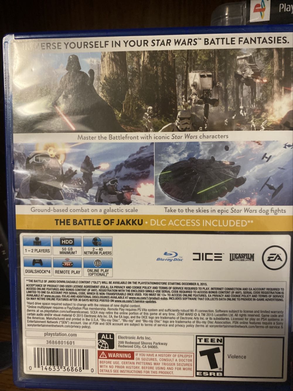 Star Wars: Battlefront  Standard Edition  PlayStation 4  action figure collectible [Barcode 014633368680] - Main Image 2