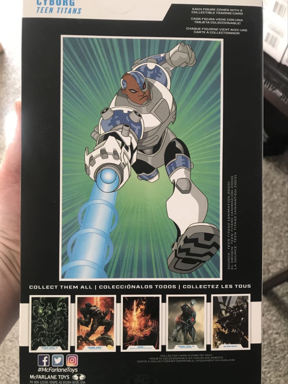 Cyborg  - Teen Titans - McFarlane Toys (DC Multiverse) (Teen Titans) action figure collectible [Barcode 787926155082] - Main Image 3