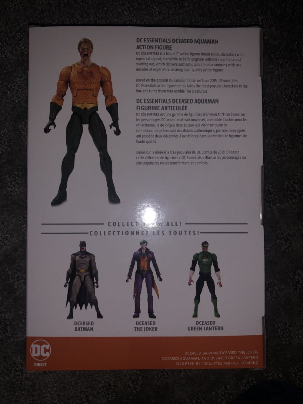 Aquaman - DC Direct (DC Essentials Dceased) action figure collectible [Barcode 761941368078] - Main Image 3