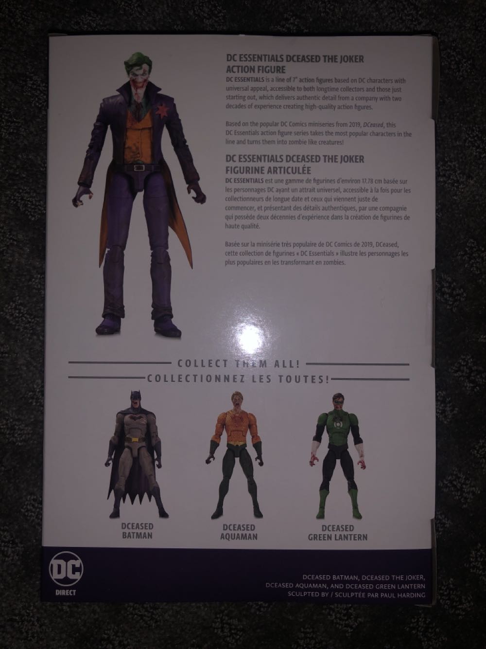 Joker Zombie DCeased The Joker - DC Essentials - DC Direct (DC Essentials Dceased) action figure collectible [Barcode 761941367033] - Main Image 3