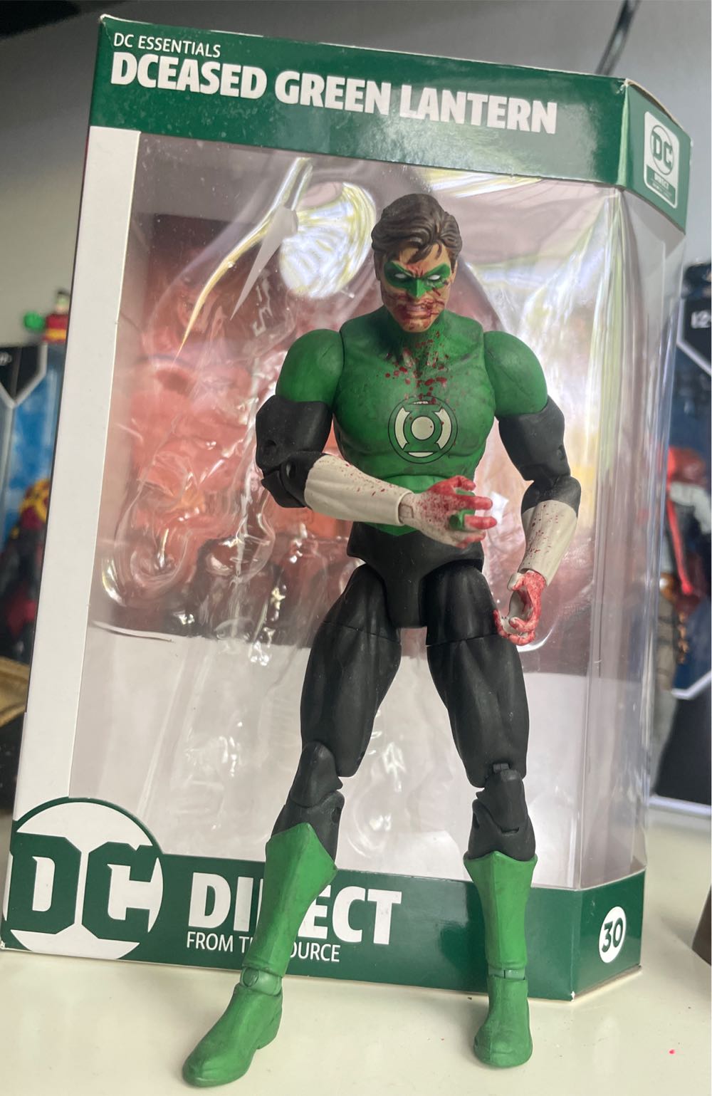 Green Lantern Hal Jordan Zombie Dceased Green Lantern - DC Direct (Dceased) action figure collectible [Barcode 761941368085] - Main Image 3