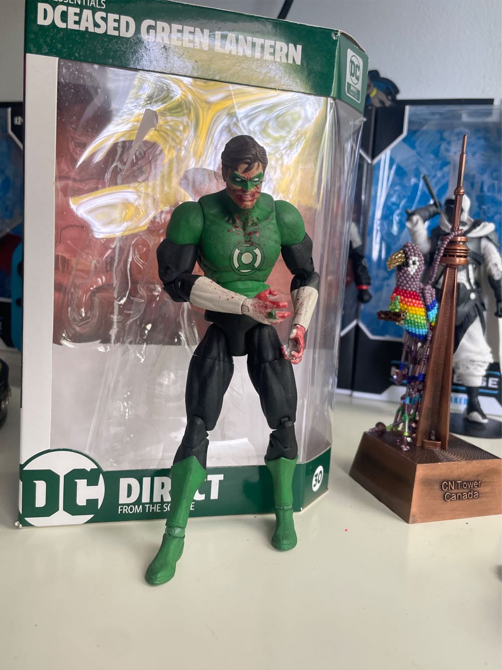 Green Lantern Hal Jordan Zombie Dceased Green Lantern - DC Direct (Dceased) action figure collectible [Barcode 761941368085] - Main Image 4