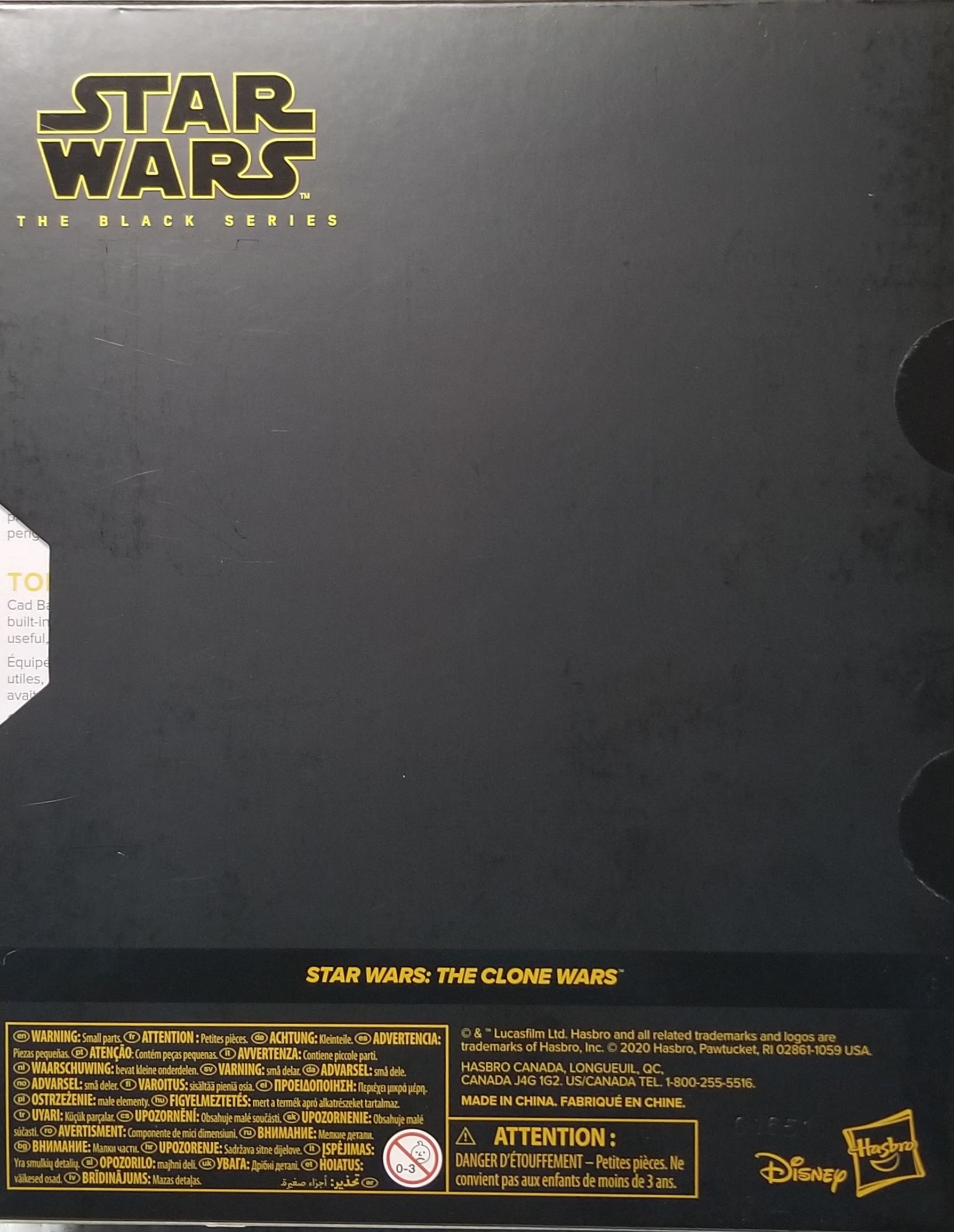 (D) Cad Bane & Todo (369 Rebel’s) - Hasbro (Star Wars Black 6”) (Star Wars - Clone Wars) action figure collectible [Barcode 5010993763412] - Main Image 2