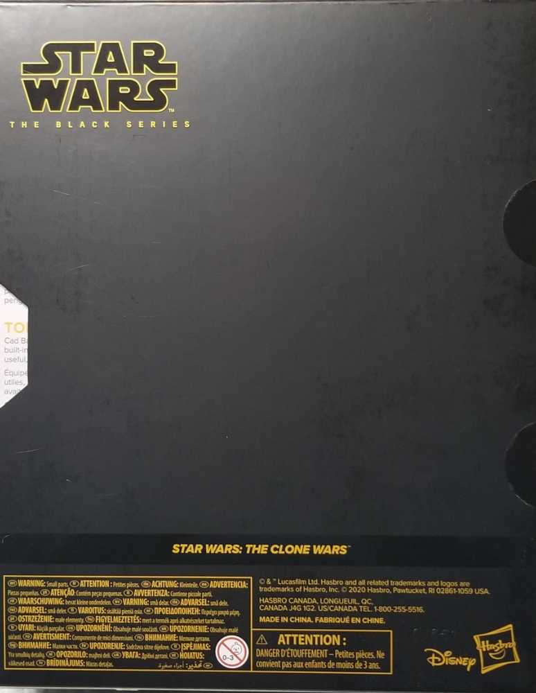 (D) Cad Bane & Todo (369 Rebel’s) - Hasbro (Star Wars Black 6”) (Star Wars - Clone Wars) action figure collectible [Barcode 5010993763412] - Main Image 4