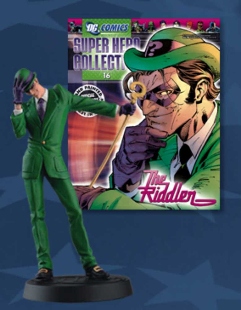 Eaglemoss DC Super Hero Collection The Riddler - Eaglemoss Collections (DC Superhero Collection) action figure collectible - Main Image 2