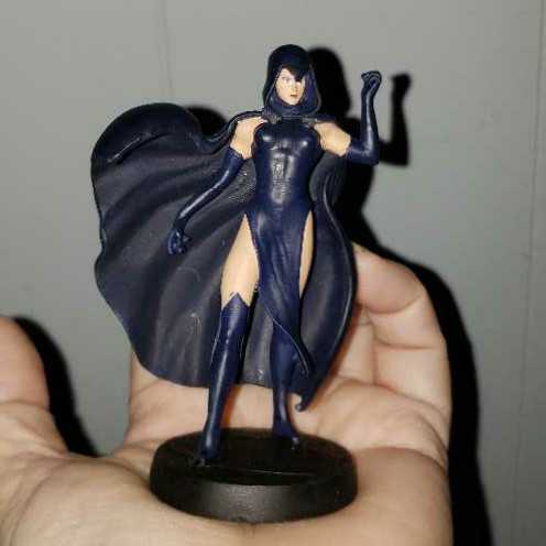 Teen Titans - Raven Super Hero Collection - Eaglemoss Collections (DC Superhero Collection) action figure collectible [Barcode 9771754827502] - Main Image 4