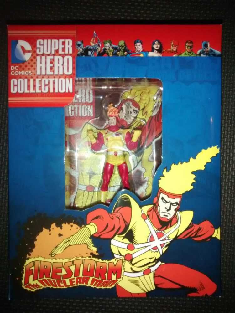 #46: Firestorm The Nuclear Man - Eaglemoss Collections (DC Superhero Collection) action figure collectible [Barcode 641945980820] - Main Image 1