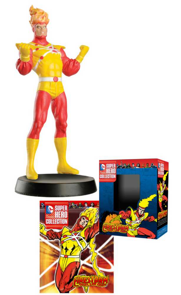 #46: Firestorm The Nuclear Man - Eaglemoss Collections (DC Superhero Collection) action figure collectible [Barcode 641945980820] - Main Image 2