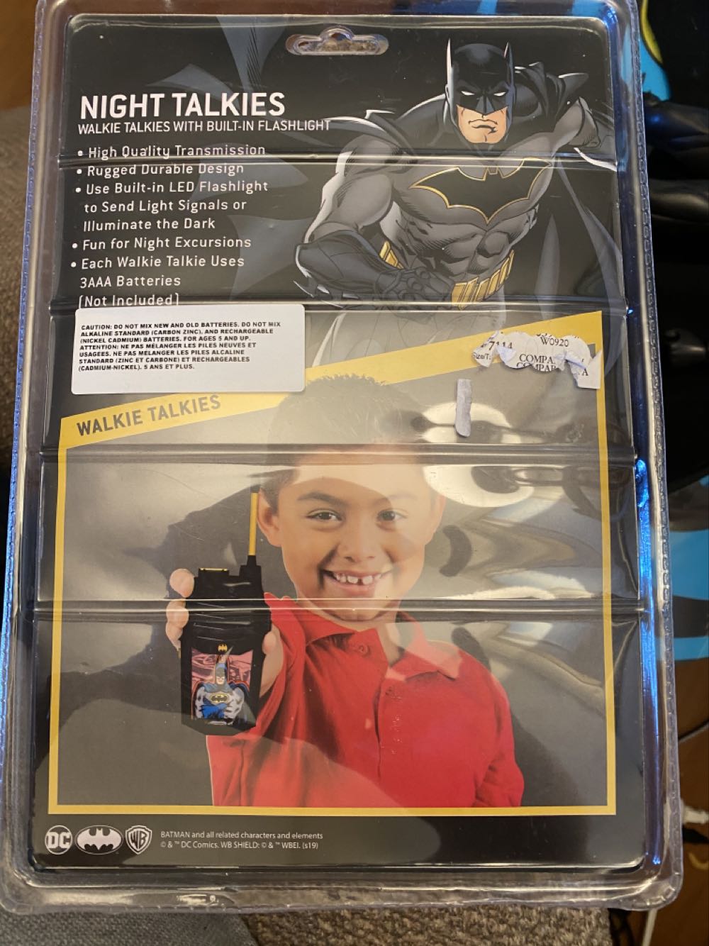 Batman Night Talkies With Flashlight - Sakar action figure collectible [Barcode 021331334824] - Main Image 2